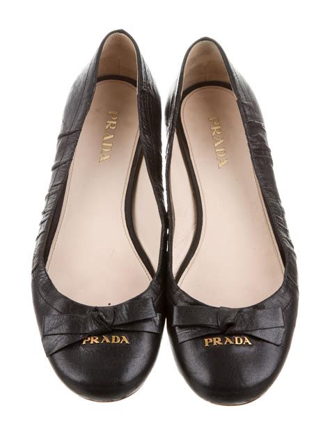 prada flat with buckle|Women’s Prada Ballerina Flats Shoes .